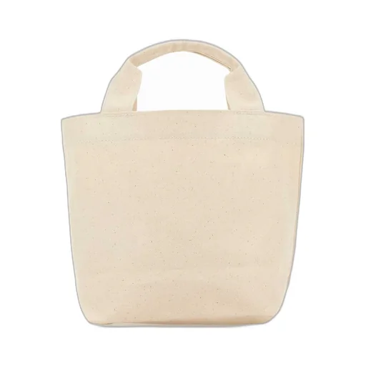Logo Print Canvas Tote Bag