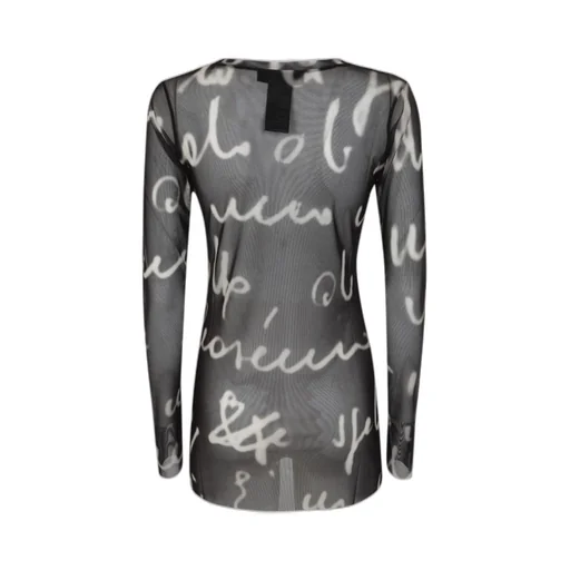 Long Sleeve Mesh Top