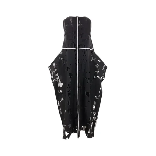 Dress With Abstract Cutouts