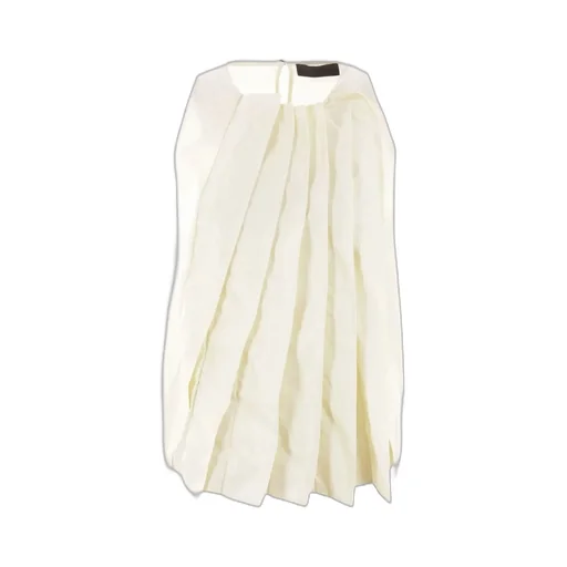 Pleated Sleeveless Top