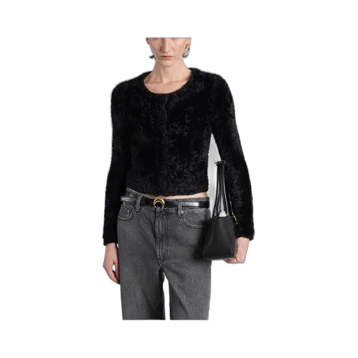 Fuzzy Cropped Cardigan