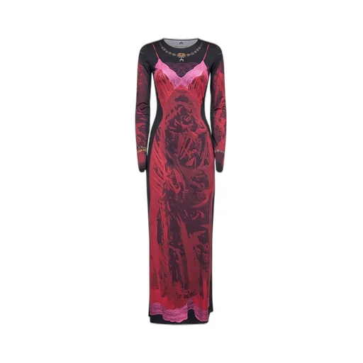 Long Sleeve Printed Dress