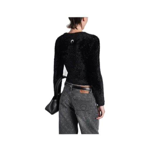 Fuzzy Cropped Cardigan