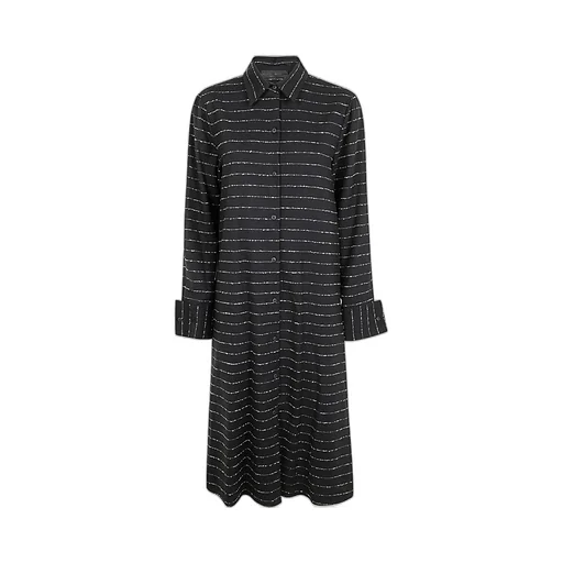 Striped Shirt Dress