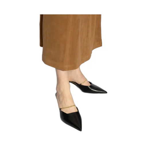 Mules With Chain Detail