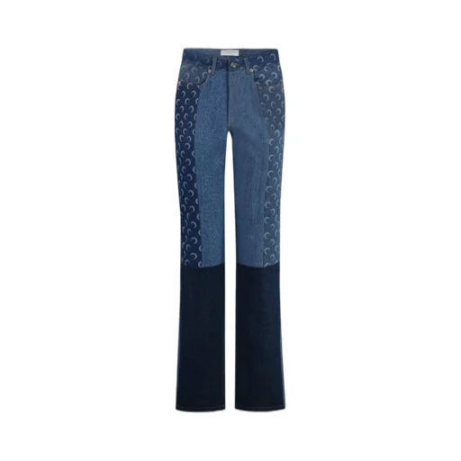 Patchwork Flare Jeans