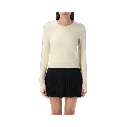 Sweater With All-Over Monogram