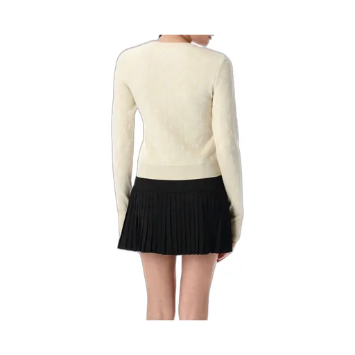 Sweater With All-Over Monogram