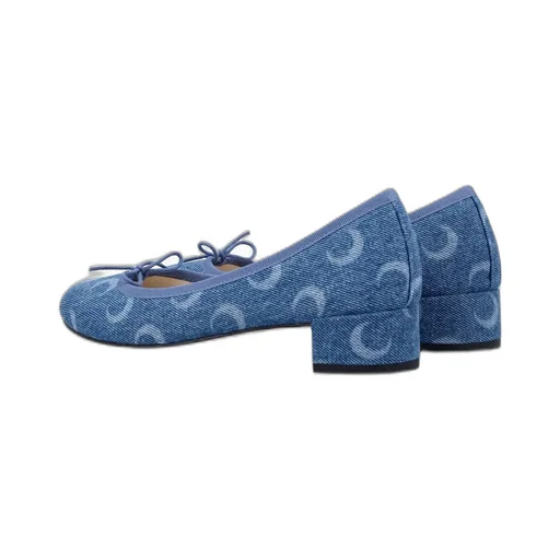 Moon Print Ballet Flats