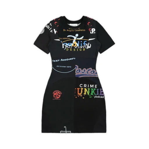 Graphic Print Mini Dress