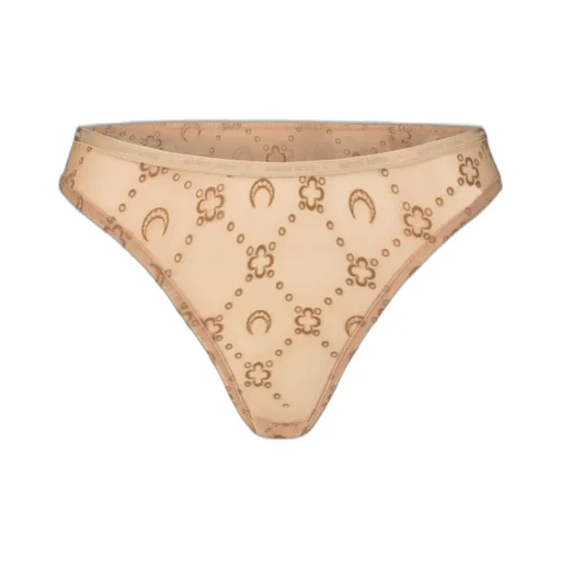 Thong With Moon And Flower Print