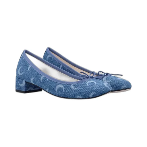 Moon Print Ballet Flats