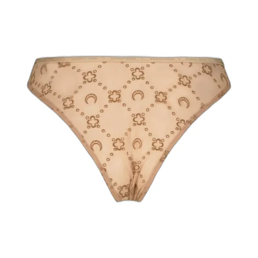 Thong With Moon And Flower Print