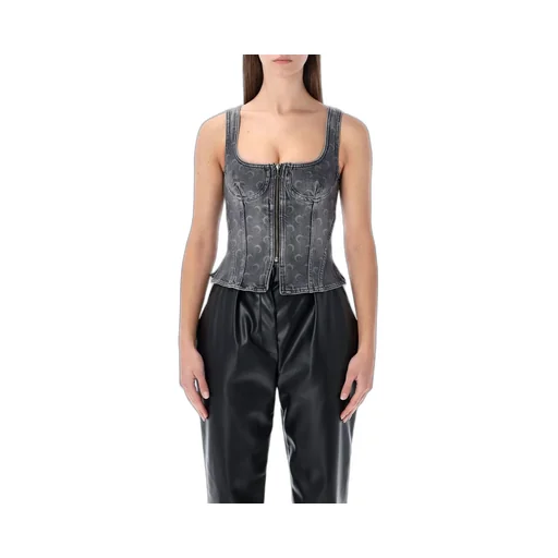 Denim Corset Top