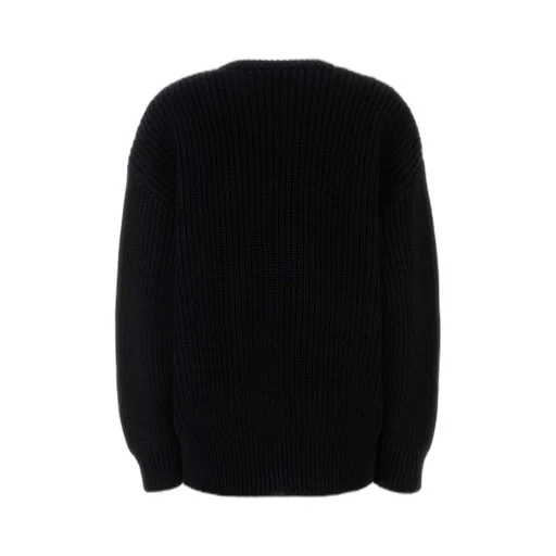 Logo Patch Crewneck Sweater