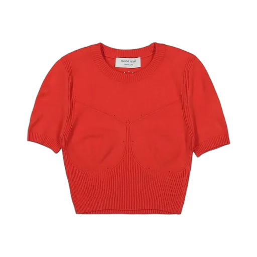 Cropped Knit Top