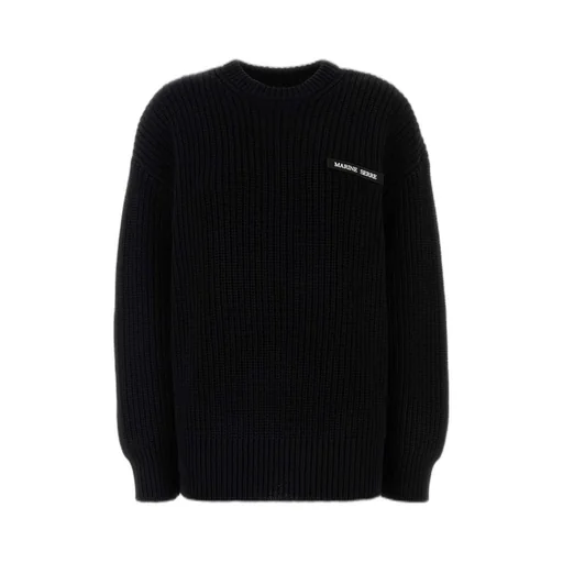 Logo Patch Crewneck Sweater