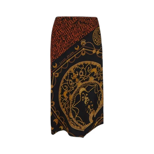 Printed Midi Skirt