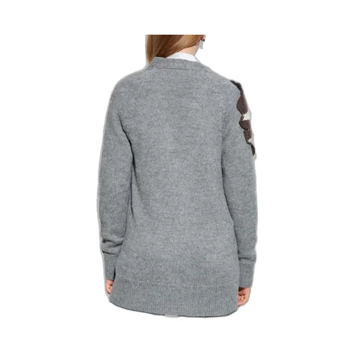 Cardigan With Appliqué Detail