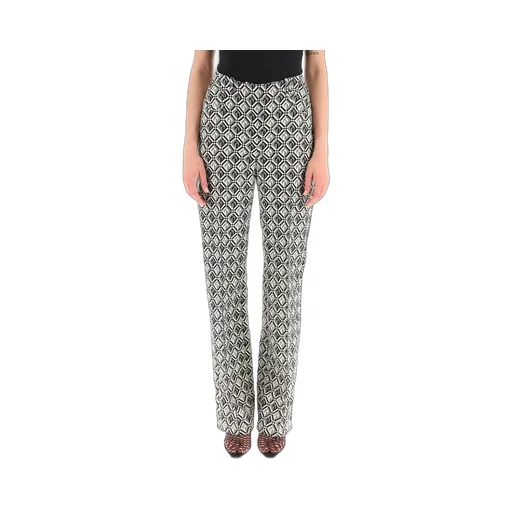 Diamond Print Trousers