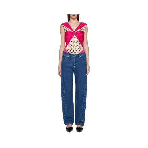 Crescent Moon Print Bodysuit