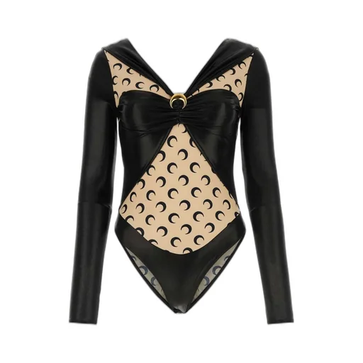 Bodysuit With Moon Print