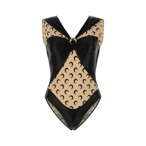 Bodysuit With Moon Print