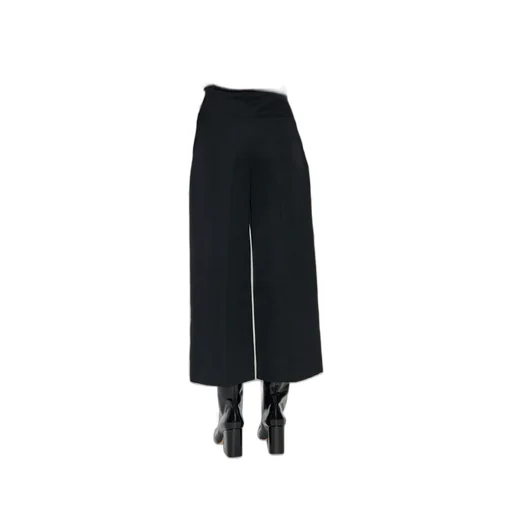 Wide-Leg Cropped Trousers
