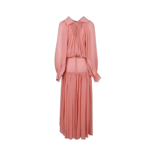 Pleated Maxi Dress