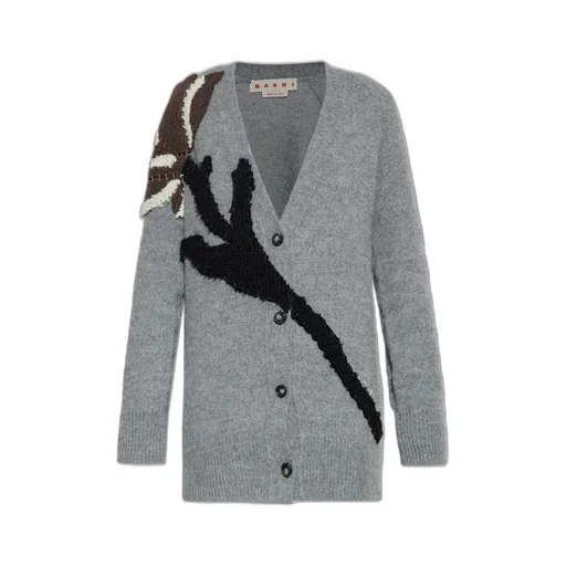 Cardigan With Appliqué Detail