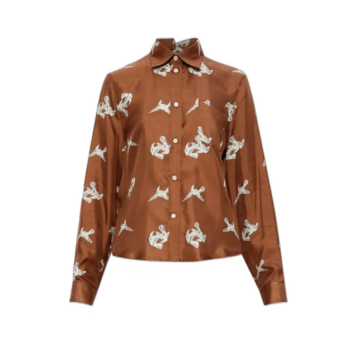Printed Silk Shirt