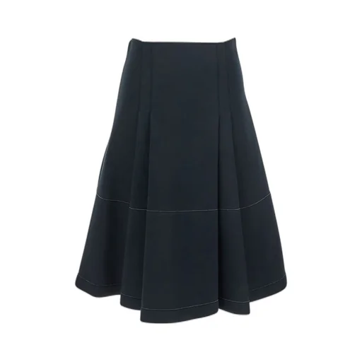 Flared Midi Skirt