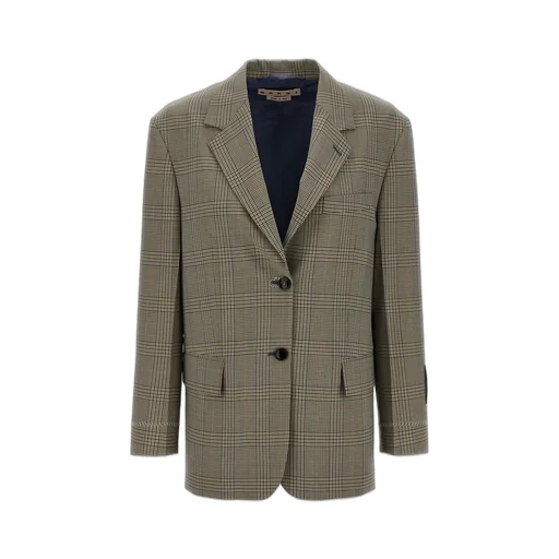 Checked Blazer