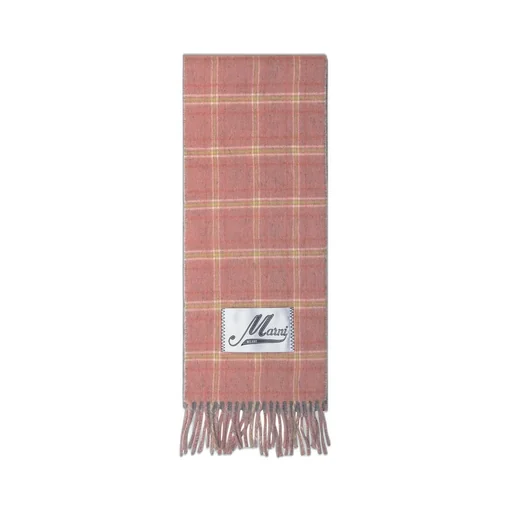 Plaid Wool Scarf