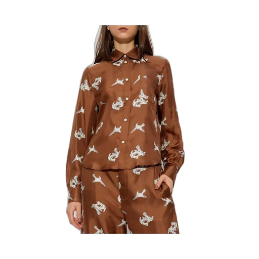 Printed Silk Shirt