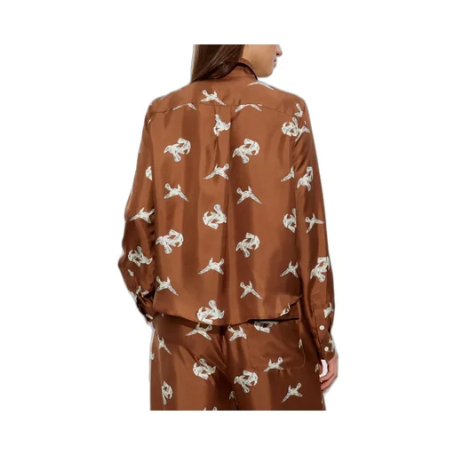 Printed Silk Shirt