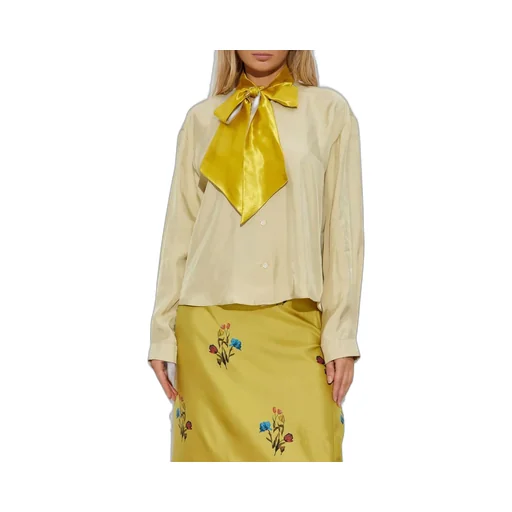Satin Bow Blouse