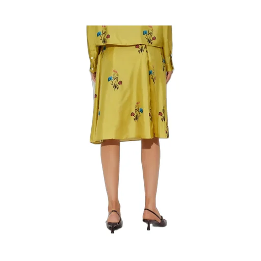 Floral Print Midi Skirt