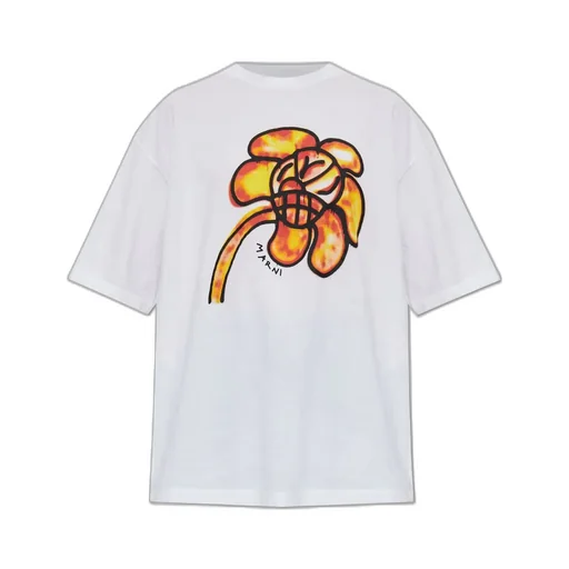 T-Shirt With Flower Print