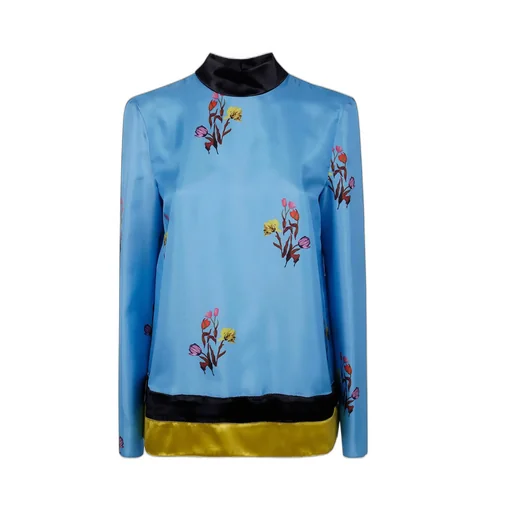 Printed Silk Blouse