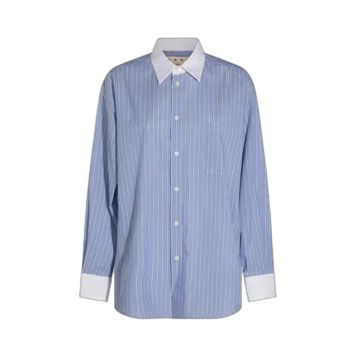 Striped Cotton Poplin Shirt