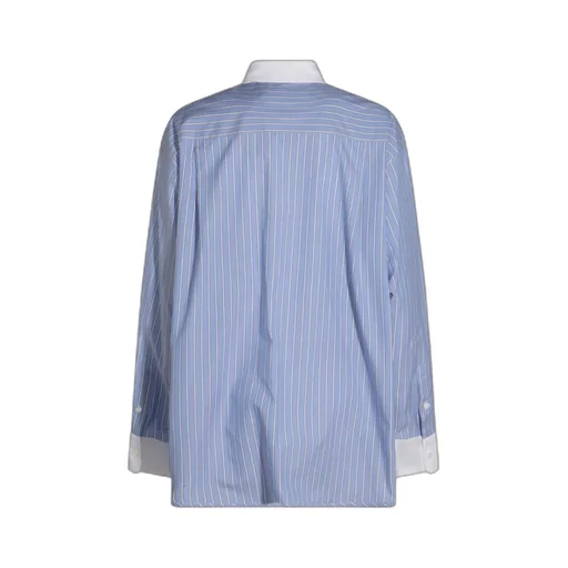 Striped Cotton Poplin Shirt