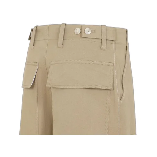 Wide-Leg Cropped Trousers