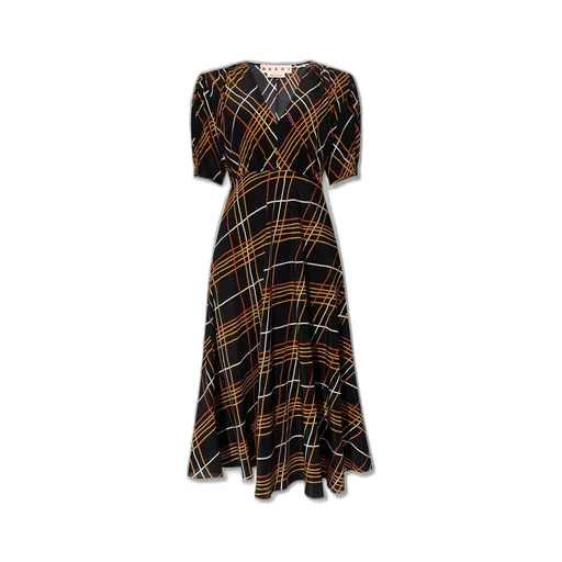 Printed Midi Dress