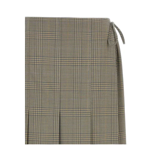 Pleated Wrap Skirt