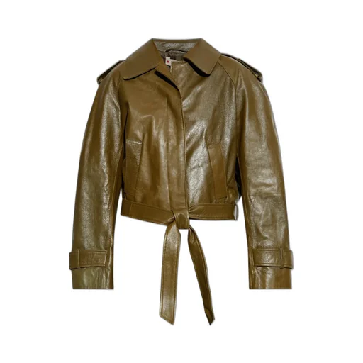Cropped Leather Jacket