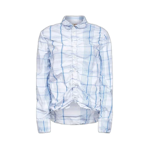 Plaid Ruched Shirt
