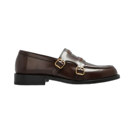 Double Monk Strap Loafers