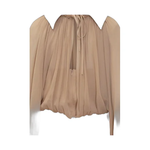 Ruched Blouse And Shorts Set