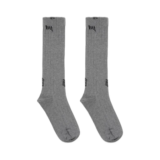 Ribbed Knee-High Socks